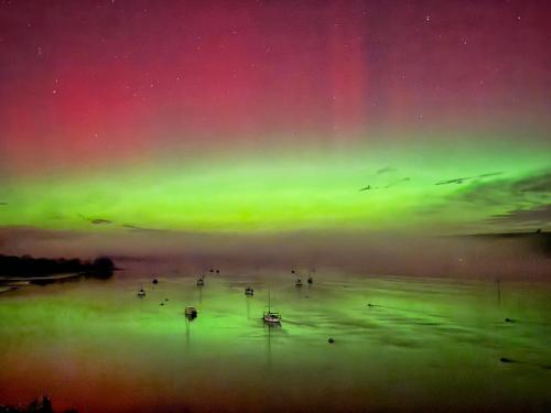 Photo Gallery Image - Debbie Geraghty: Northern Lights upriver from Cargreen